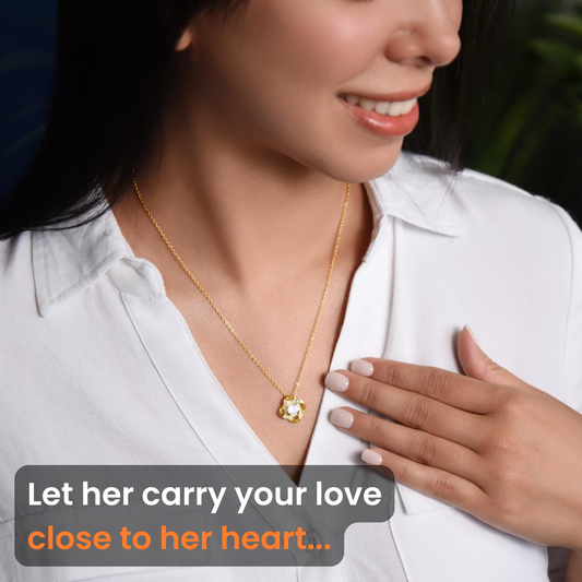 To My Bonus Daughter - "My Family Forever" Necklace